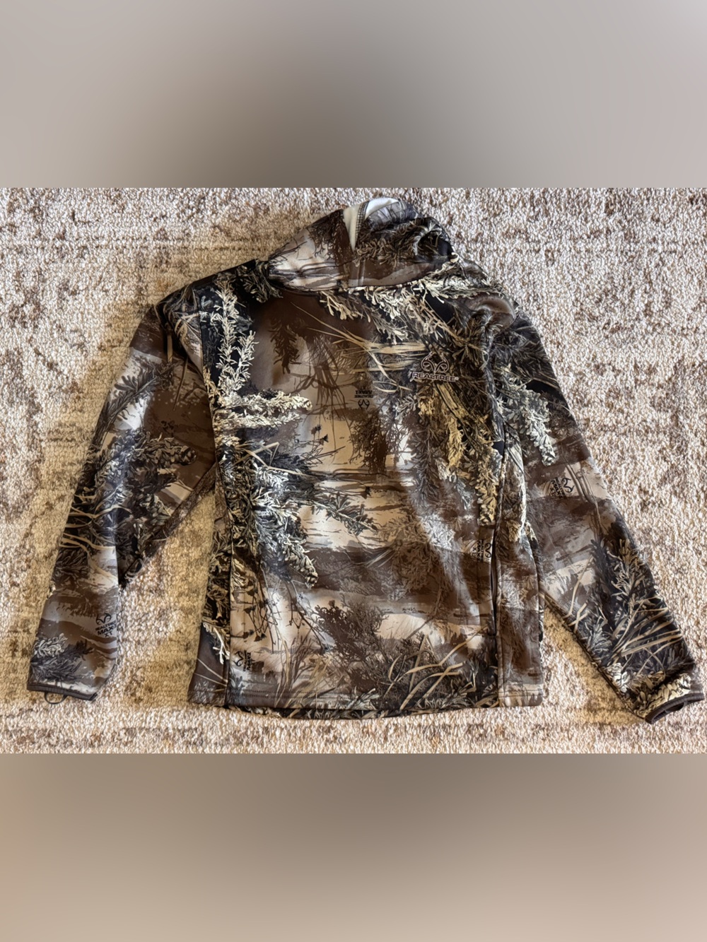 Realtree Youth Camouflage Long-Sleeve Shirt Jacket - Brown Camo